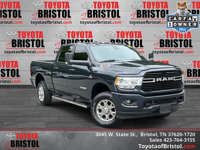 2021 RAM 2500 Big Horn in Steel Metallic — front three-quarter view