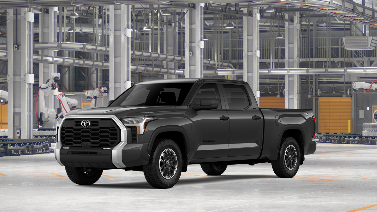 2026 Toyota Tundra SR5 in Magnetic Gray Metallic — front three-quarter view