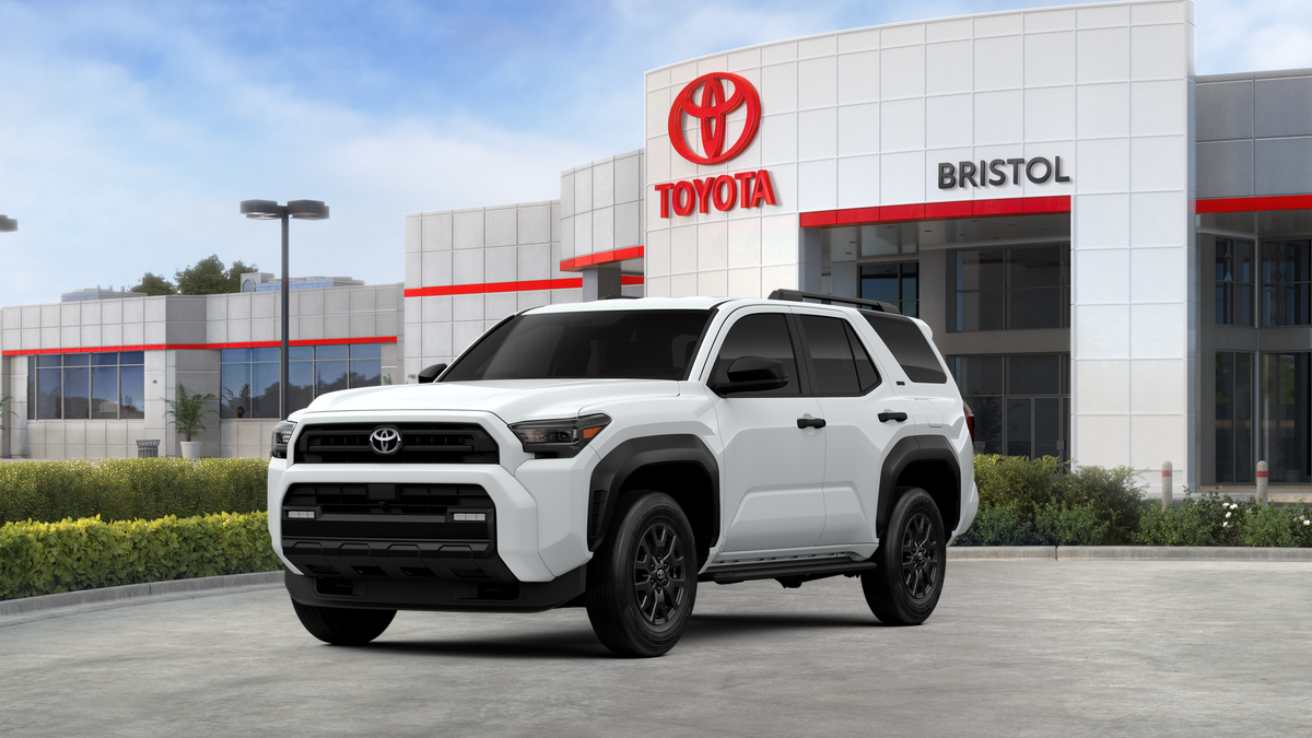 2026 Toyota 4Runner SR5 in Ice Cap — front three-quarter view